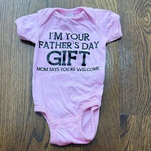 NWOT FATHERS DAY ONESIE